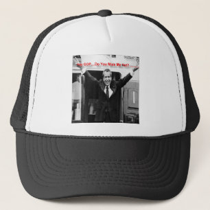 Gorra De Camionero Richard Nixon "¿Ya me extrañé?" Divertidos regalos