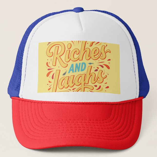 Gorra De Camionero Riches y risas (Anverso)