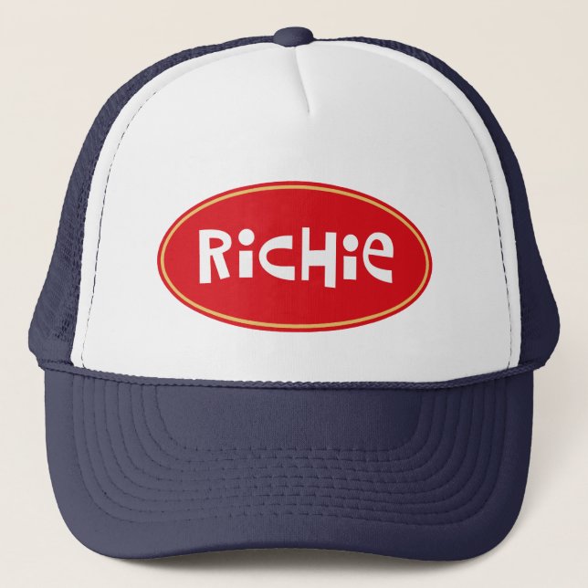 Gorra De Camionero Richie conocido de encargo (Anverso)