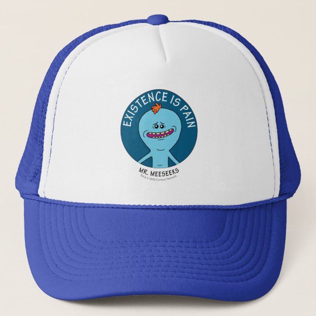Gorra De Camionero RICK AND MORTY™ | Existence Is Pain (Anverso)