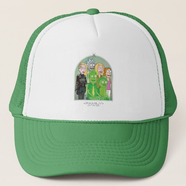 Gorra De Camionero Rick and Morty Family Graphic (Anverso)