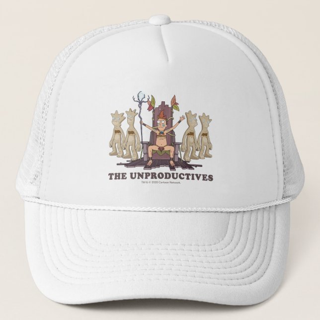 Gorra De Camionero RICK AND MORTY™ | Los improductivos (Anverso)