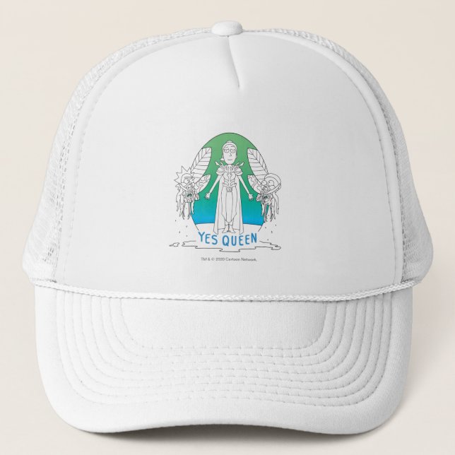 Gorra De Camionero RICK AND MORTY™ | Sí Reina (Anverso)