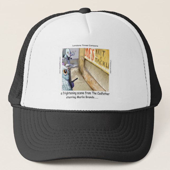 Gorra De Camionero Rick London Fish Mafia Funny Gifts (Anverso)