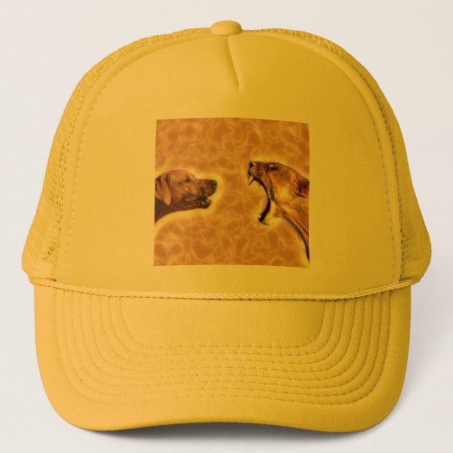 Gorra De Camionero Ridgeback y leona (Anverso)