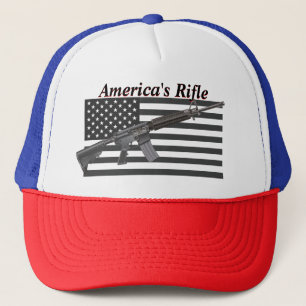 Gorra De Camionero Rifle favorito de Estados Unidos Rifle MSR AR AR15