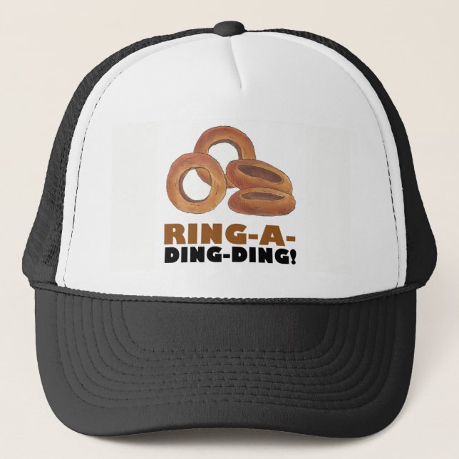 Gorra De Camionero Ring-a-Ding-Ding Bride Engagement Bachelorette (Anverso)