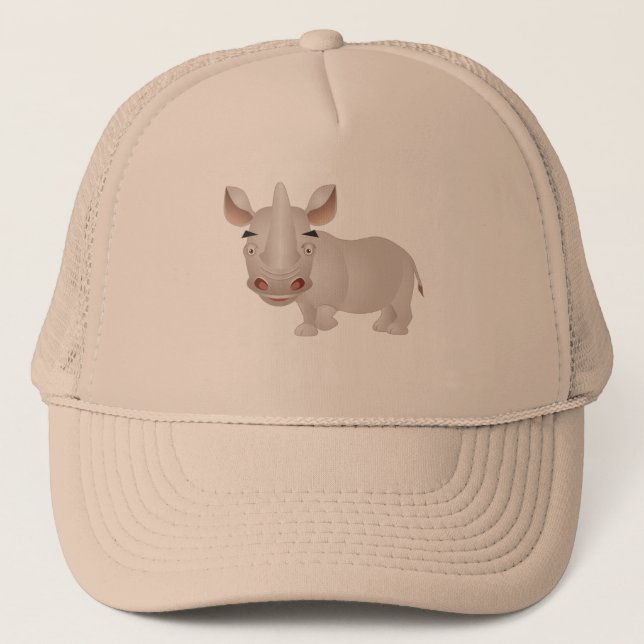 Gorra De Camionero Rinoceronte del bebé (Anverso)