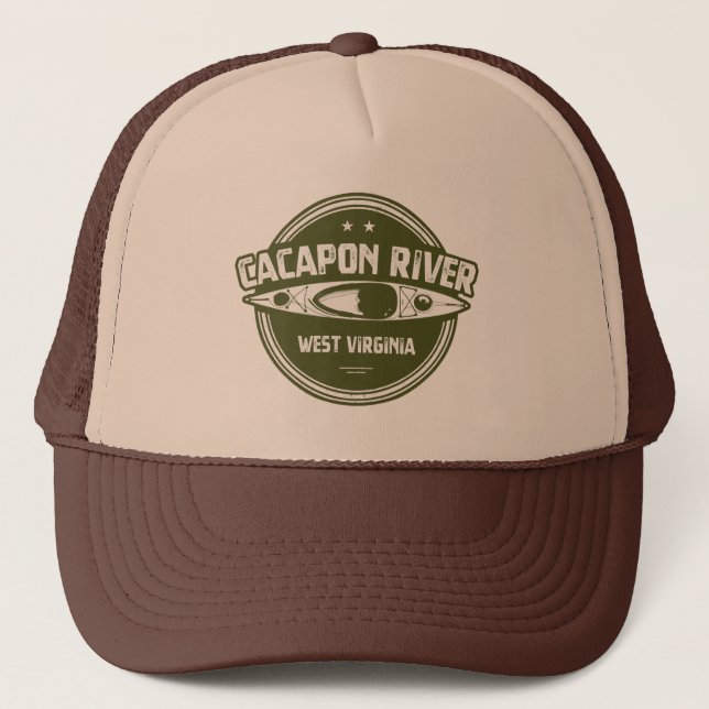 Gorra De Camionero Río Cacapon, Virginia Occidental (Anverso)