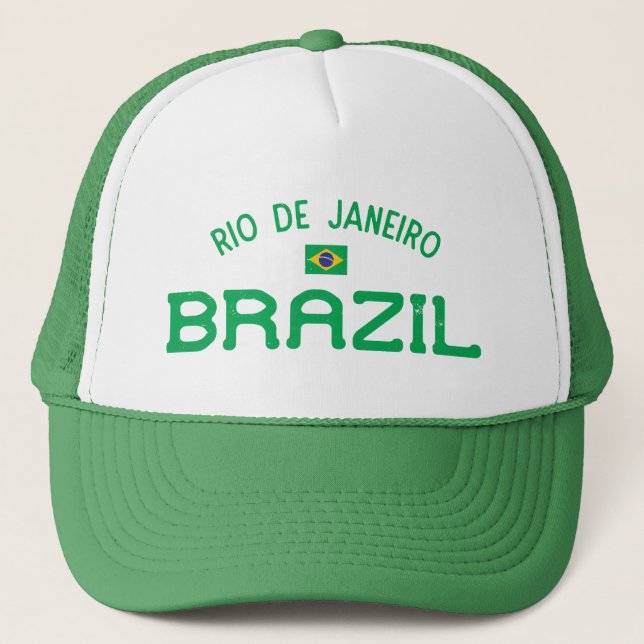Gorra De Camionero Río de Janeiro apenado el Brasil (Anverso)