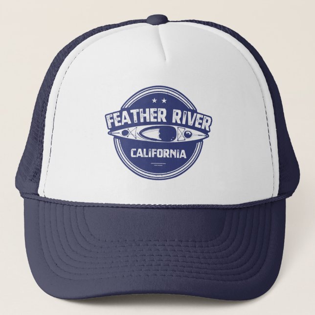 Gorra De Camionero Río Feather, California (Anverso)