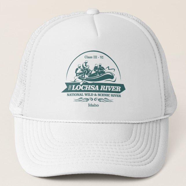 Gorra De Camionero Río Lochsa (rafting2) (Anverso)