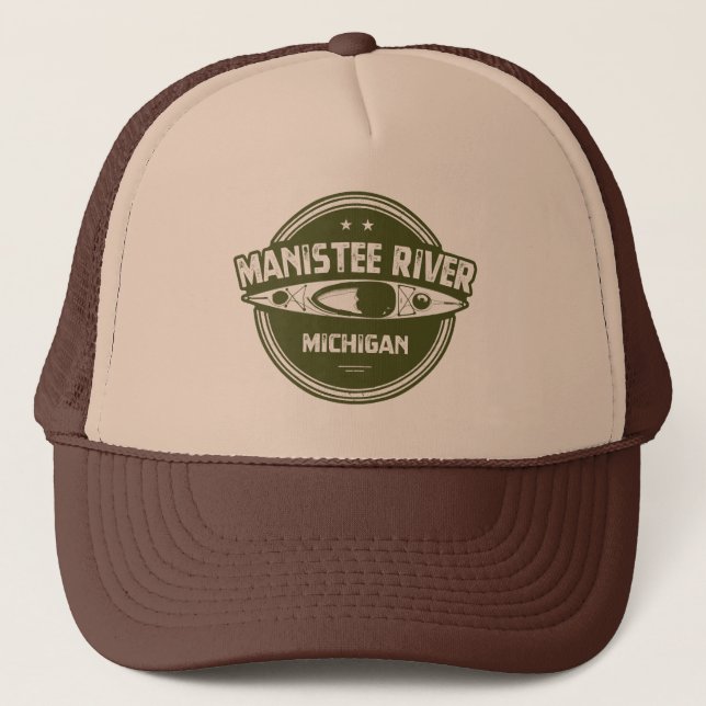 Gorra De Camionero Río Manistee, Michigan (Anverso)