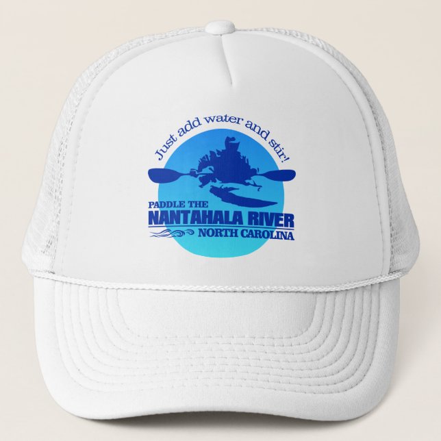 Gorra De Camionero Río Nantahala (Azul) (Anverso)