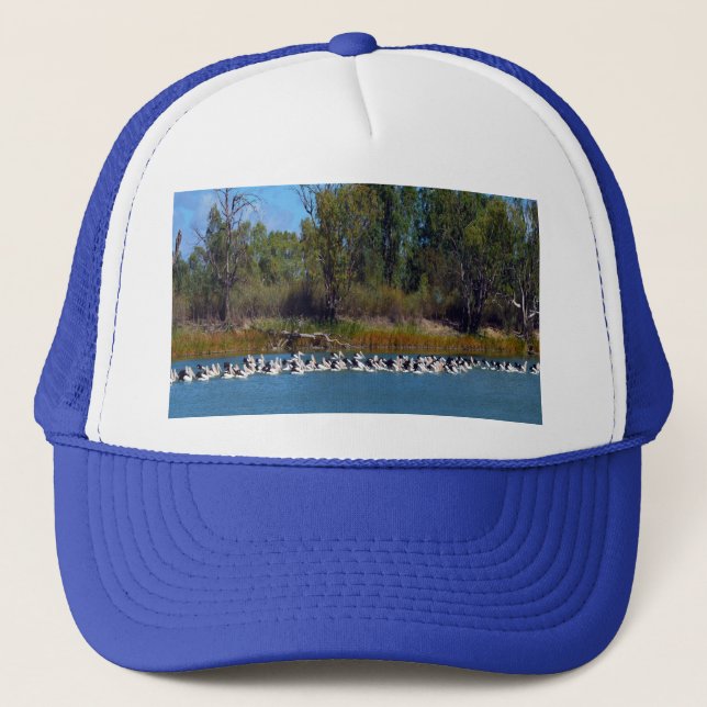 Gorra De Camionero Río Pelícanos Murray Australia, (Anverso)