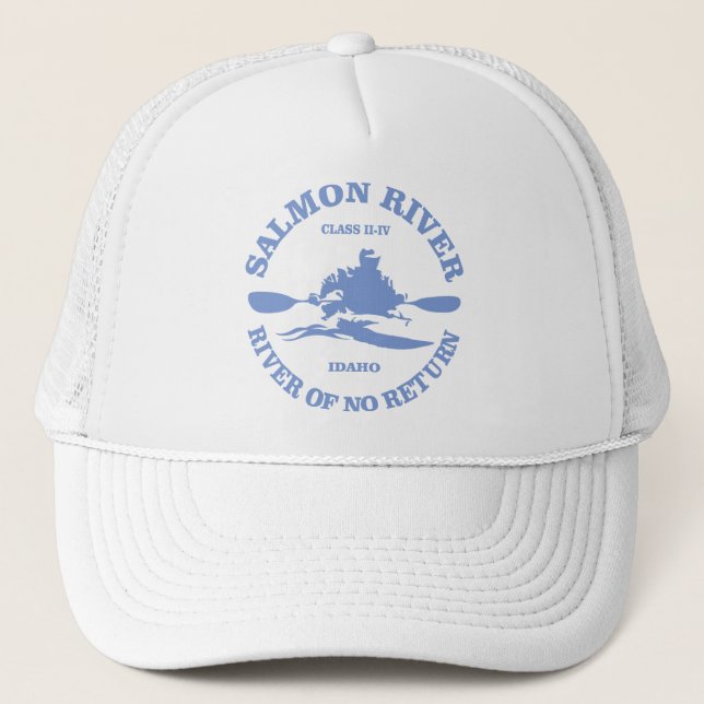 Gorra De Camionero Río Salmón (kayak) (Anverso)