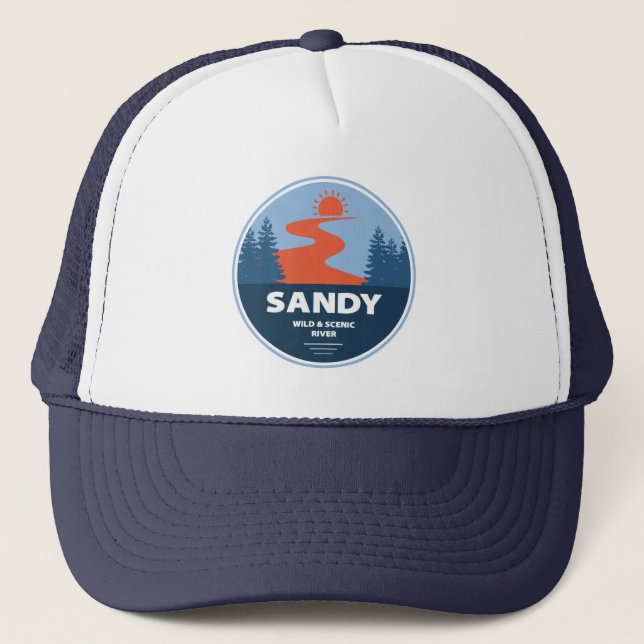 Gorra De Camionero Río Sandy Wild And Scene (Anverso)