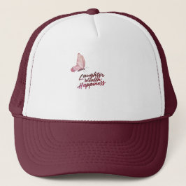Gorra De Camionero Riqueza de la felicidad