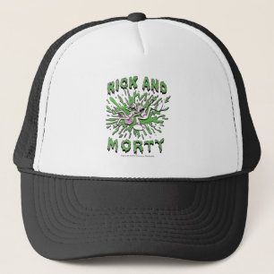 Gorra De Camionero RIQUEZA Y MORTY™  Caer En El Vat Ácido