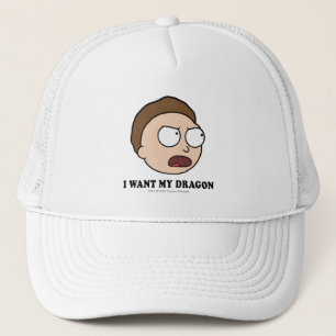 Gorra De Camionero RIQUEZA Y MORTY™  Quiero mi dragón