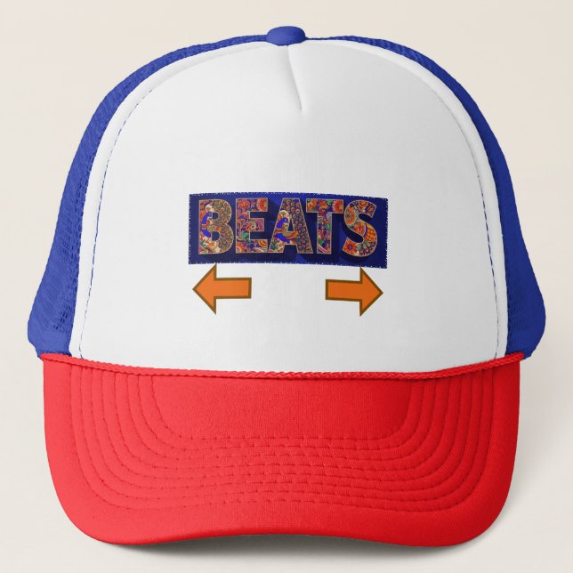 Gorra De Camionero ritmos de batería (Anverso)