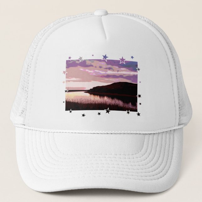 GORRA DE CAMIONERO RIVER SUNSET (Anverso)