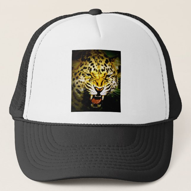 Gorra De Camionero Roaring Leopard (Anverso)