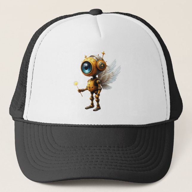 Gorra De Camionero Robby the Winged Timekeeper – Wings of Time Series (Anverso)
