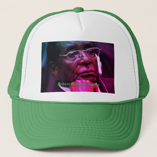 Gorra De Camionero Robert G. Mugabe, presidente de Zimbabue (Anverso)