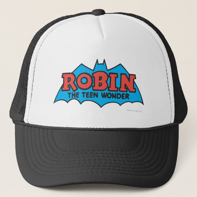 Gorra De Camionero Robin El Logo De La Maravilla Adolescente (Anverso)