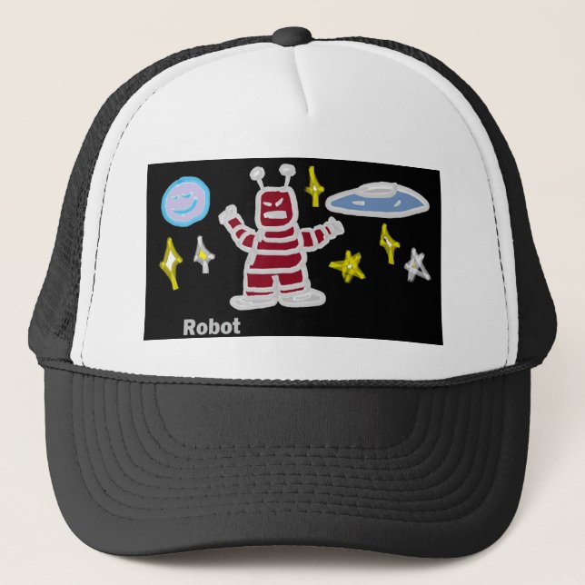 Gorra De Camionero Robot (Anverso)