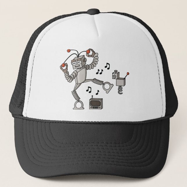 Gorra De Camionero Robot del baile (Anverso)