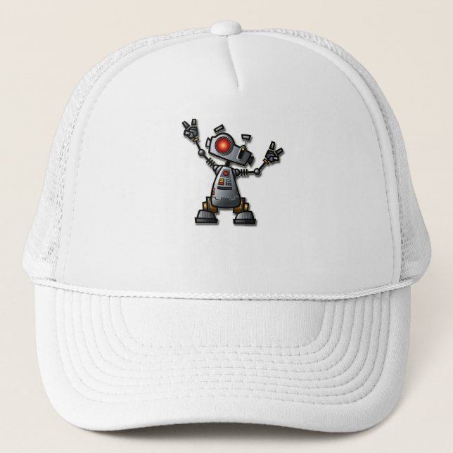 Gorra De Camionero Robot fresco (Anverso)