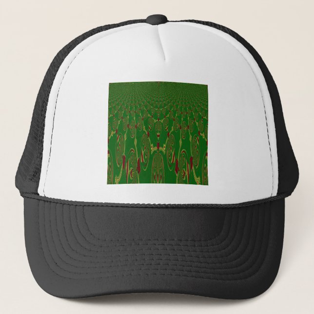 Gorra De Camionero Robots verdes (Anverso)