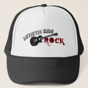 Gorra De Camionero Roca autística de los niños