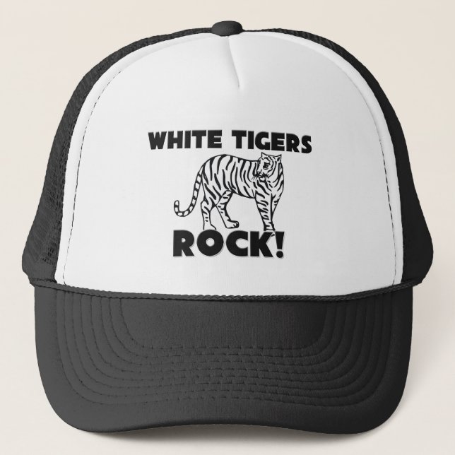 Gorra De Camionero Roca blanca de los tigres (Anverso)