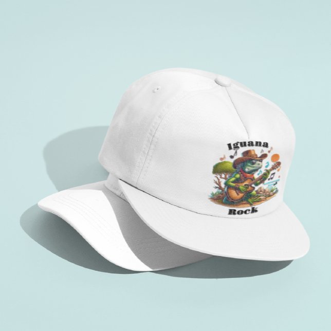 Gorra De Camionero Roca de habitante de ciénaga de Iguana Serenading (Subido por el creador)