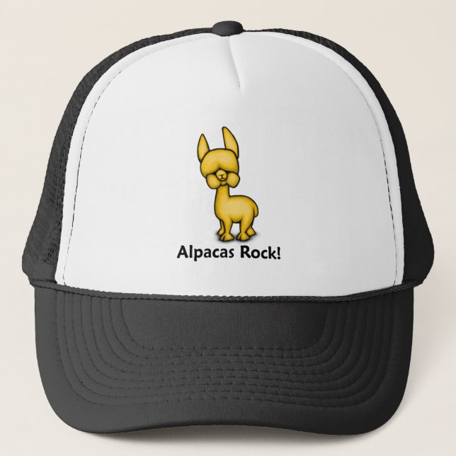 Gorra De Camionero ¡Roca de las alpacas! (Anverso)
