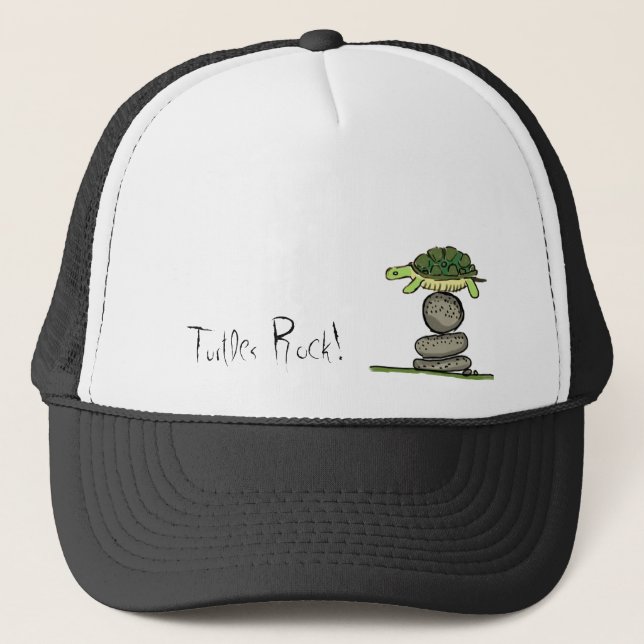 Gorra De Camionero ¡Roca de las tortugas! (Anverso)
