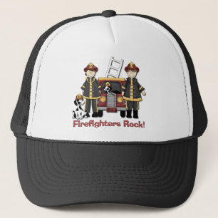 Gorra De Camionero Roca de los bomberos