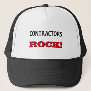 Gorra De Camionero Roca de los contratistas