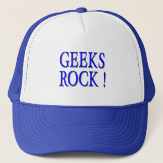 Gorra De Camionero ¡Roca de los frikis!  Azul