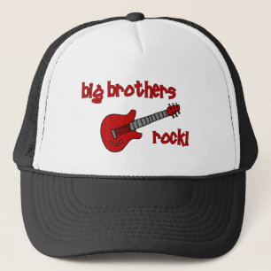 Gorra De Camionero ¡Roca de los hermanos mayores! con la guitarra