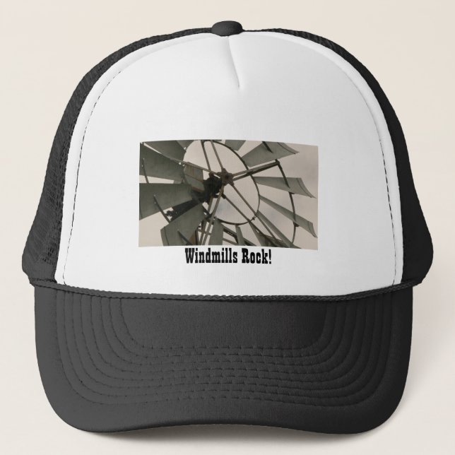 Gorra De Camionero ¡Roca de los molinoes de viento! (Anverso)