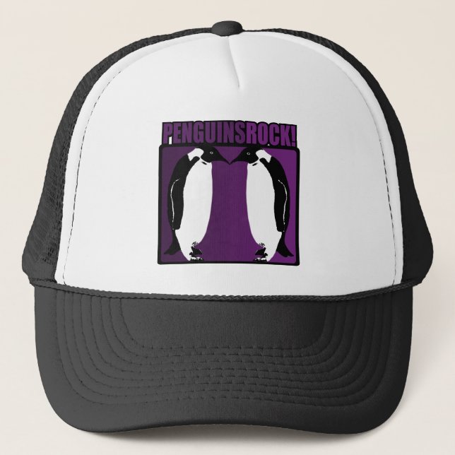 Gorra De Camionero ¡Roca de los pingüinos! (Anverso)