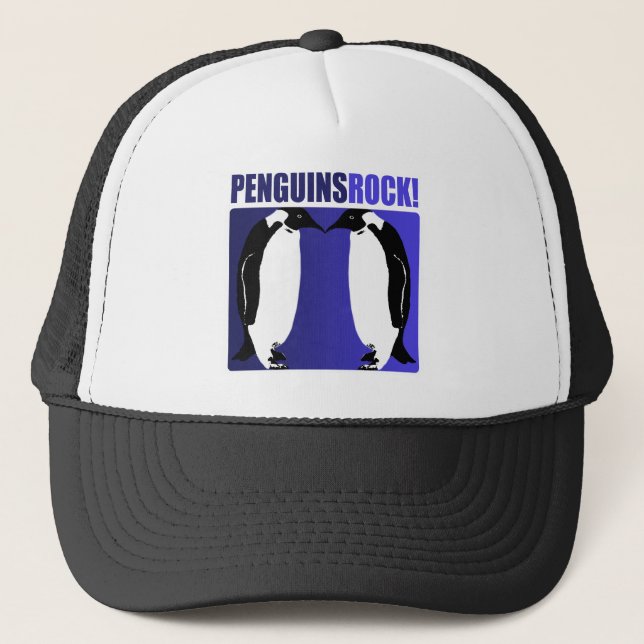 Gorra De Camionero ¡Roca de los pingüinos! (Anverso)