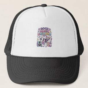 Gorra De Camionero Roca de música de unicornio encantador mercado Ar