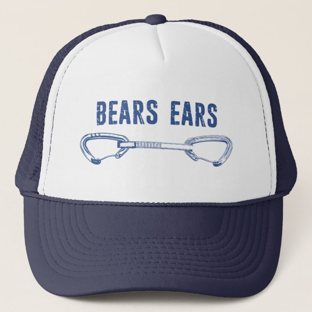Gorra De Camionero Roca de Oídos de oso escalando rápido (Anverso)