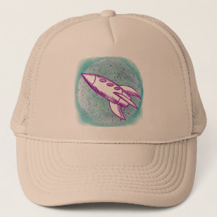 Gorra De Camionero Roca morada lunar