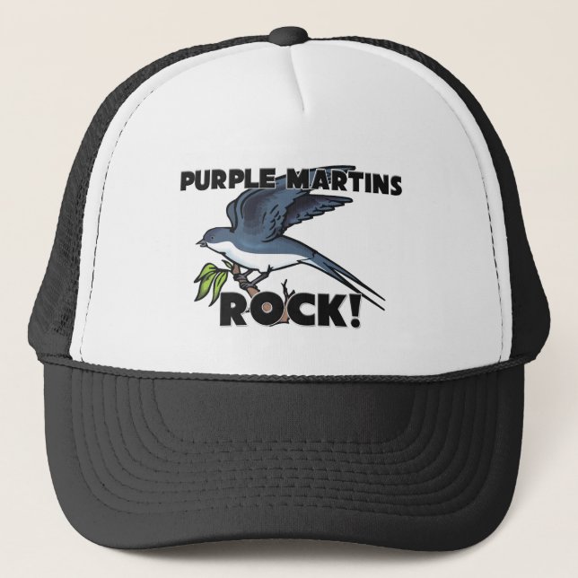 Gorra De Camionero Roca púrpura de Martins (Anverso)